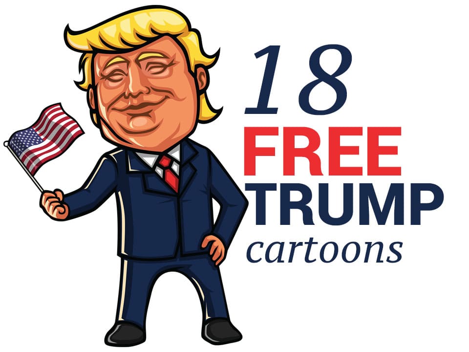18张免费的唐纳德·特朗普漫画