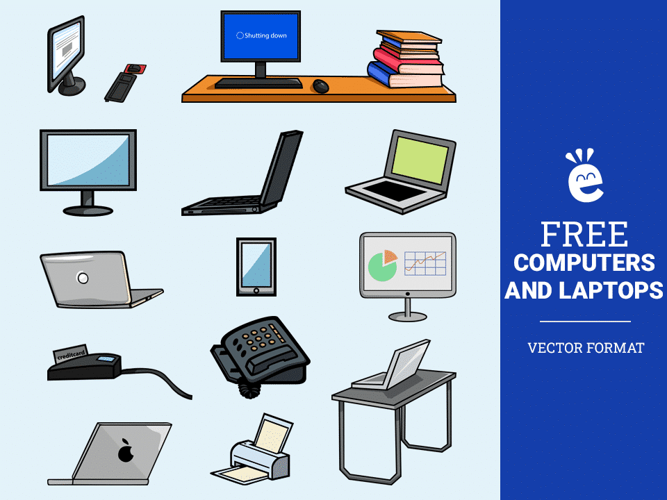 电脑和笔记本电脑-免费矢量图形