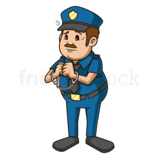 Slechte politieagent。PNG - JPG矢量EPS (oneindig schaalbaar)。